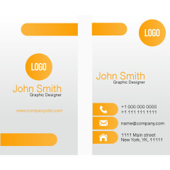 矢量个性名片设计模板