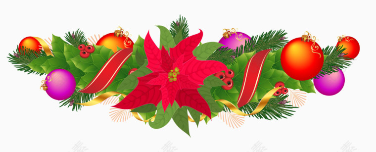 圣诞节花边