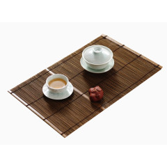 深色竹帘免抠素材