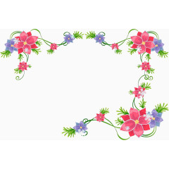 花色边框