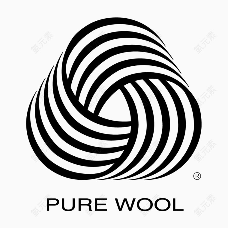 purewool标志矢量图