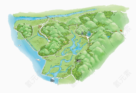 地形土地素材