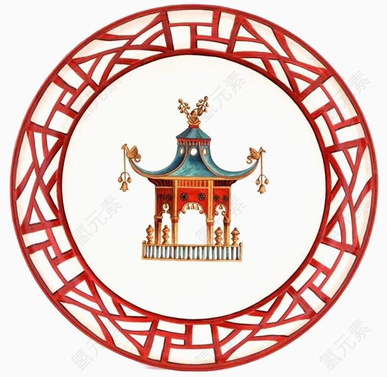 古代凉亭