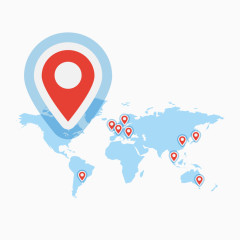 矢量PPT地标图表