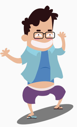 h5素材卡通人物