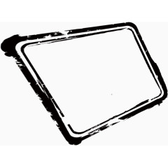 创意手绘倾斜文本框