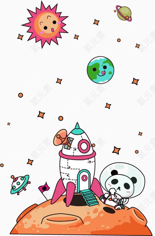 漂浮的星球元素