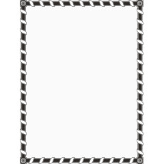 黑色矢量表格框素材