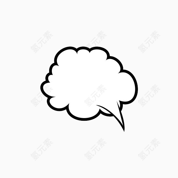 云朵普通语言框