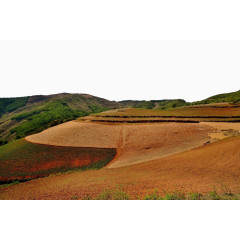 云南东川红土地风景