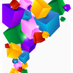 亮丽几何图形彩饰