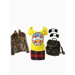 衣服包包耳机组合