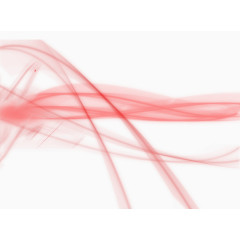 红色线条烟雾