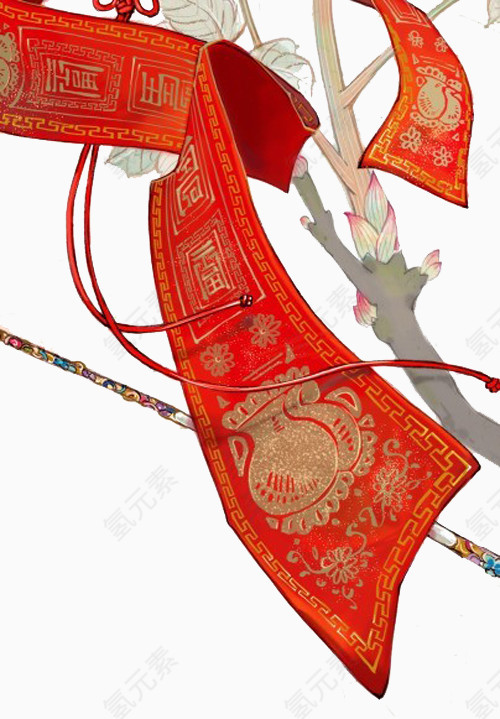 红色的春联
