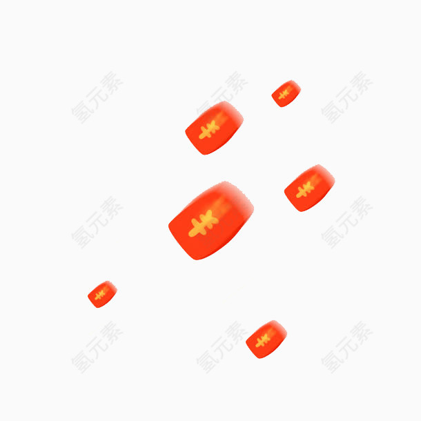 飞动的红包