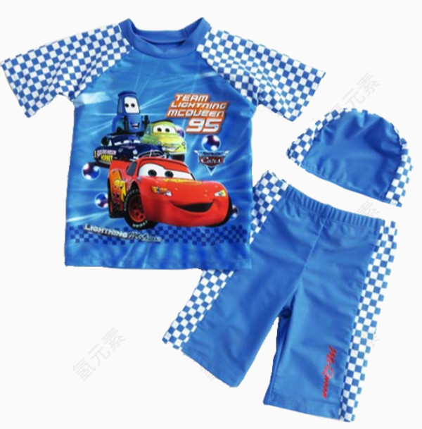 新款卡通儿童泳衣