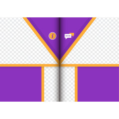 矢量创意画册单页设计素材