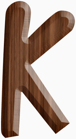 创意大写英文立体字