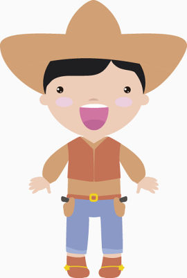 少数民族孩子矢量素材