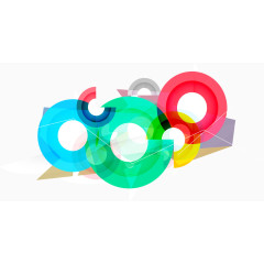 抽象彩色几何背景