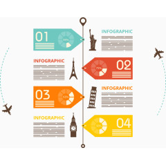 矢量图欧洲旅游