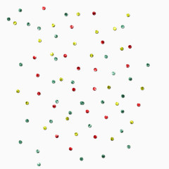 五彩缤纷的水珠