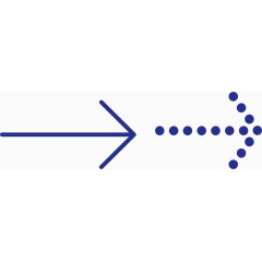 圆点蓝色矢量箭头