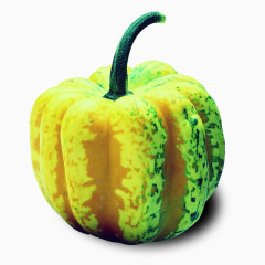 绿色黄色大南瓜