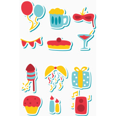 节日或聚会欢庆素材