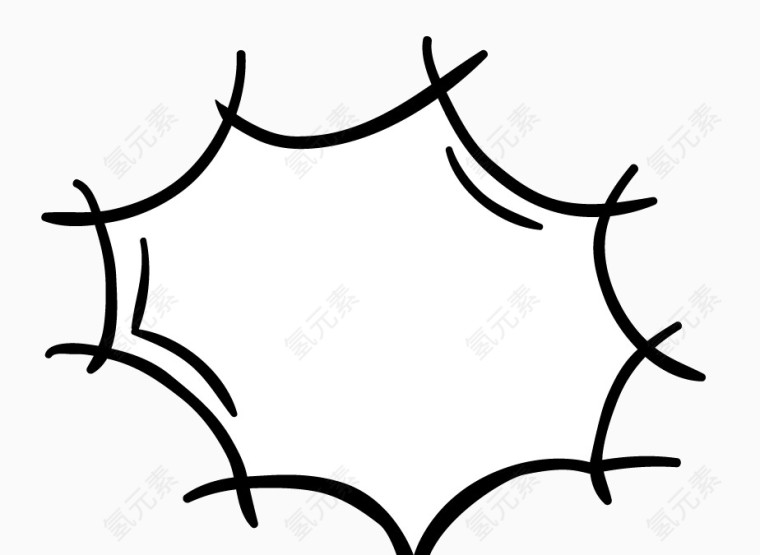 手绘漫画对话框