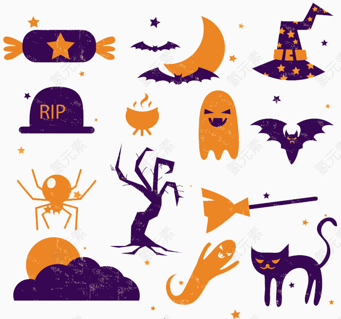 万圣节卡通素材