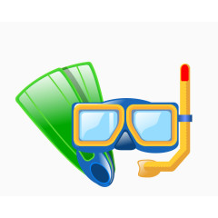 夏日旅游海边矢量元素