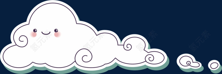 卡通云朵