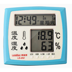 带日历闹钟温度表