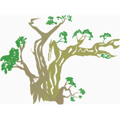 创意树木矢量图