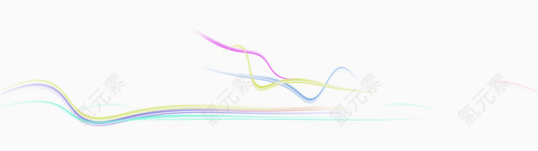 彩色动感线条