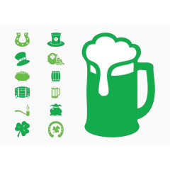 西方圣巴特里克节啤酒桶