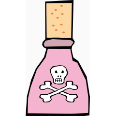 有毒药瓶矢量