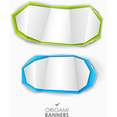 矢量蓝绿色边际对话框