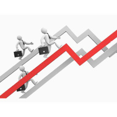 抬头挺胸大步向前