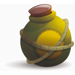 矢量地雷军事物品