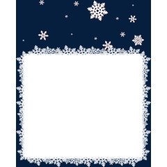 雪花大雪温暖冬素材