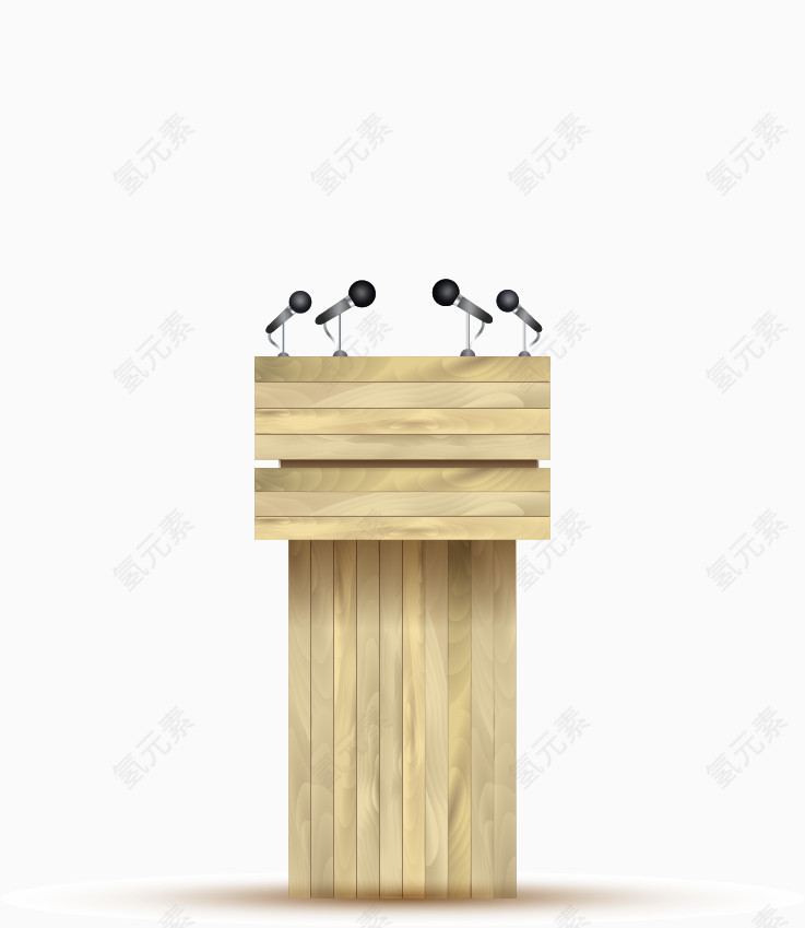 木质演讲台