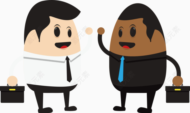 矢量成功商务人物