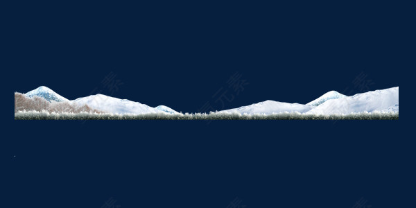 圣诞节雪山淘宝天猫