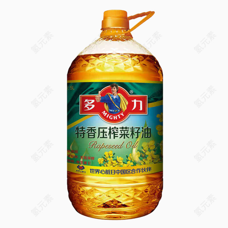 多力特香压榨菜籽油图片