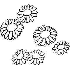 日本风格花草矢量素材