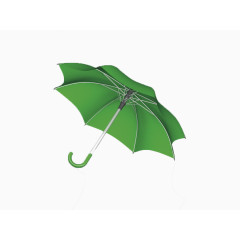 绿色雨伞