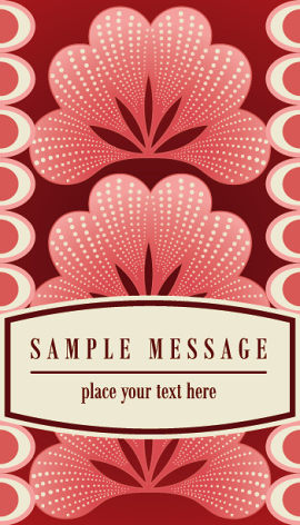 矢量复古名片模板