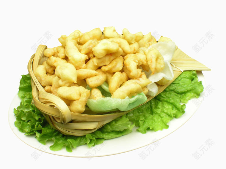 软炸虾仁图片素材